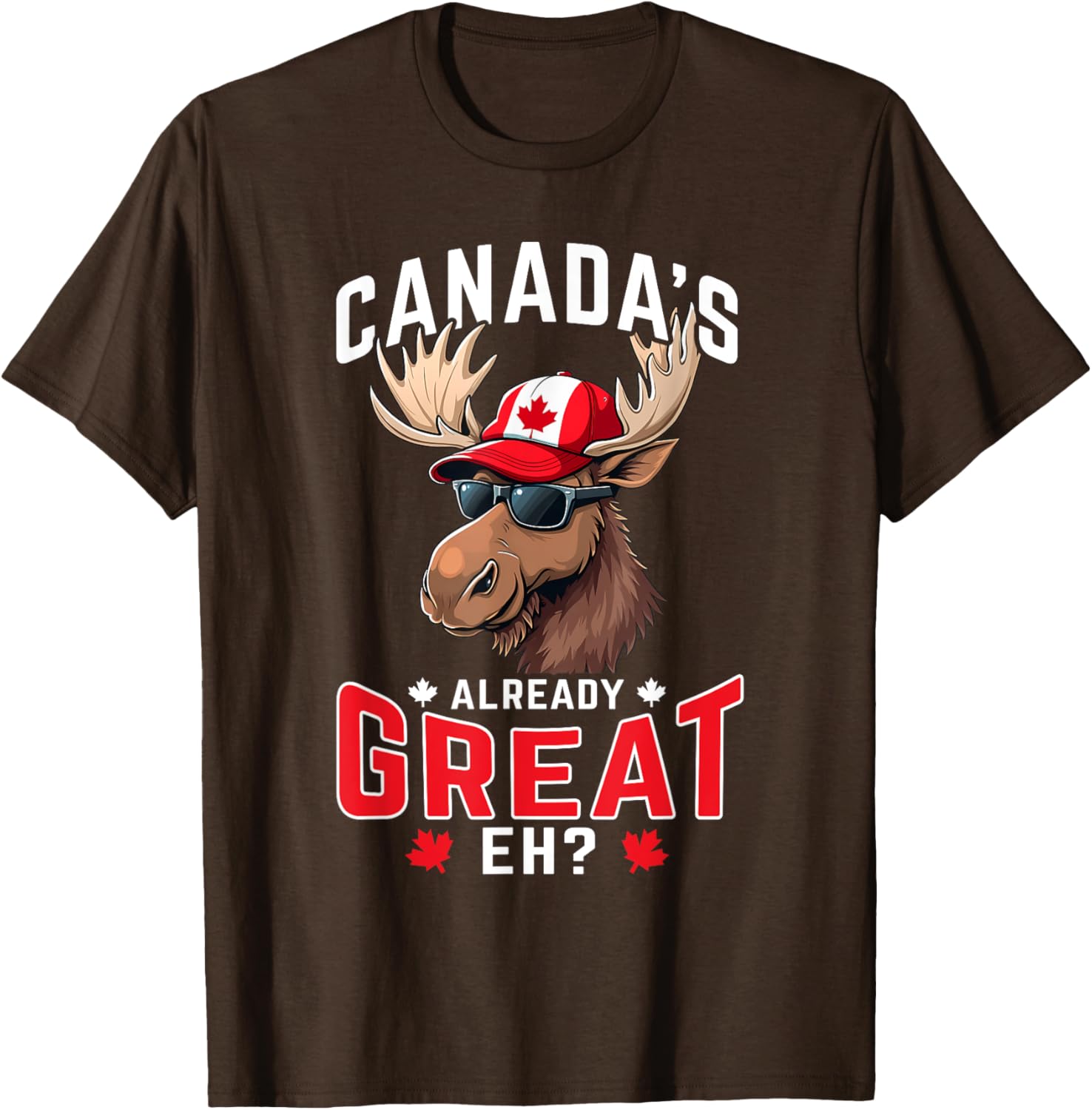 Funny Moose Pride T-Shirt for Canada Fans - Great Eh Apparel! - 3