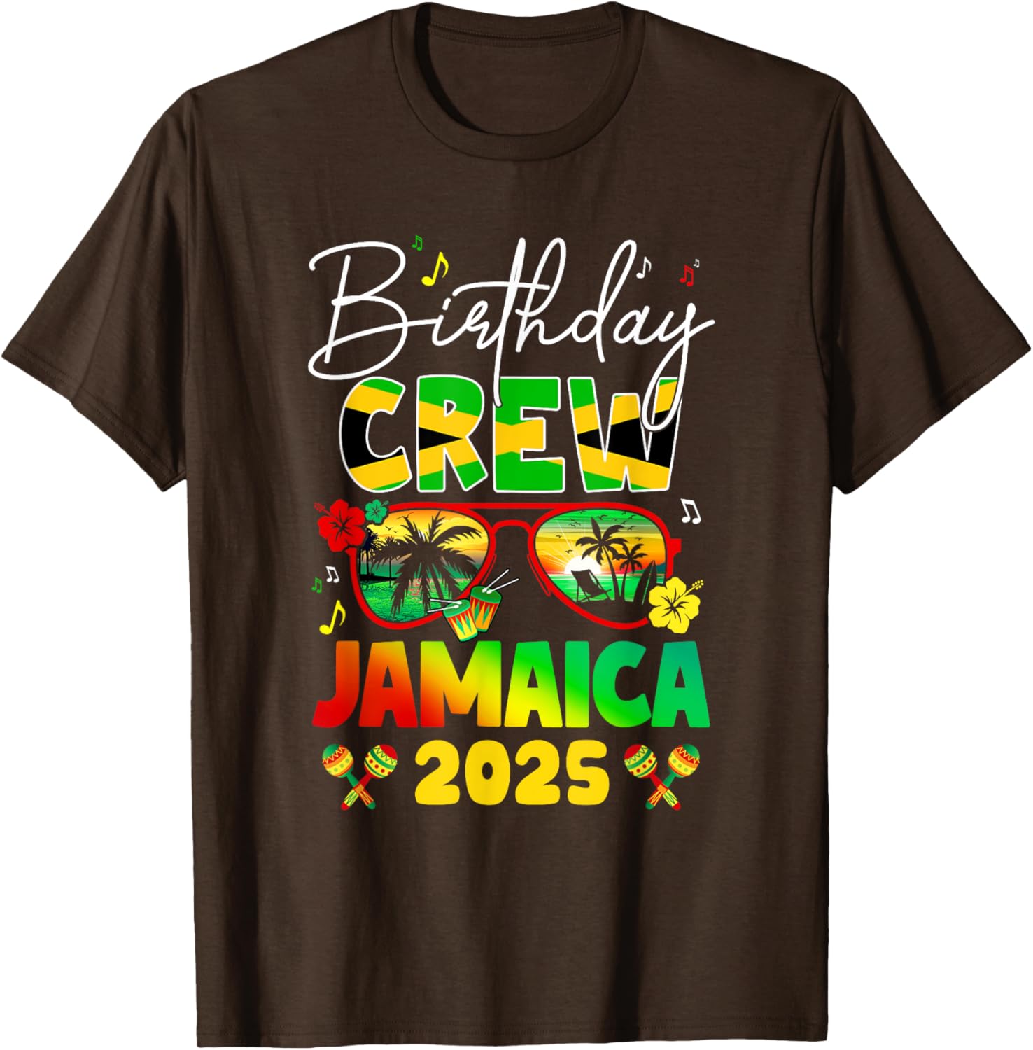 Birthday Crew Jamaica 2025 Birthday Girl Matching T-Shirt for Fun Parties - 14