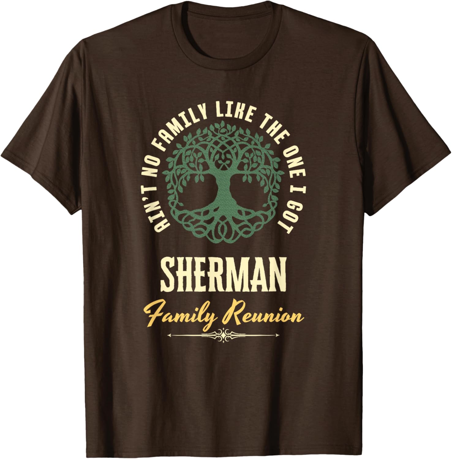 Family Reunion 2025 Matching Sherman T-Shirt for All Ages and Styles - 3