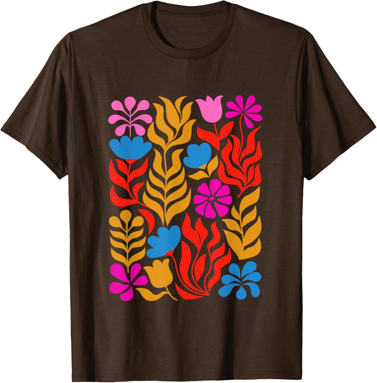 Nordic Flowers Boho Cottage Core T-Shirt for Cozy Style Lovers - 2