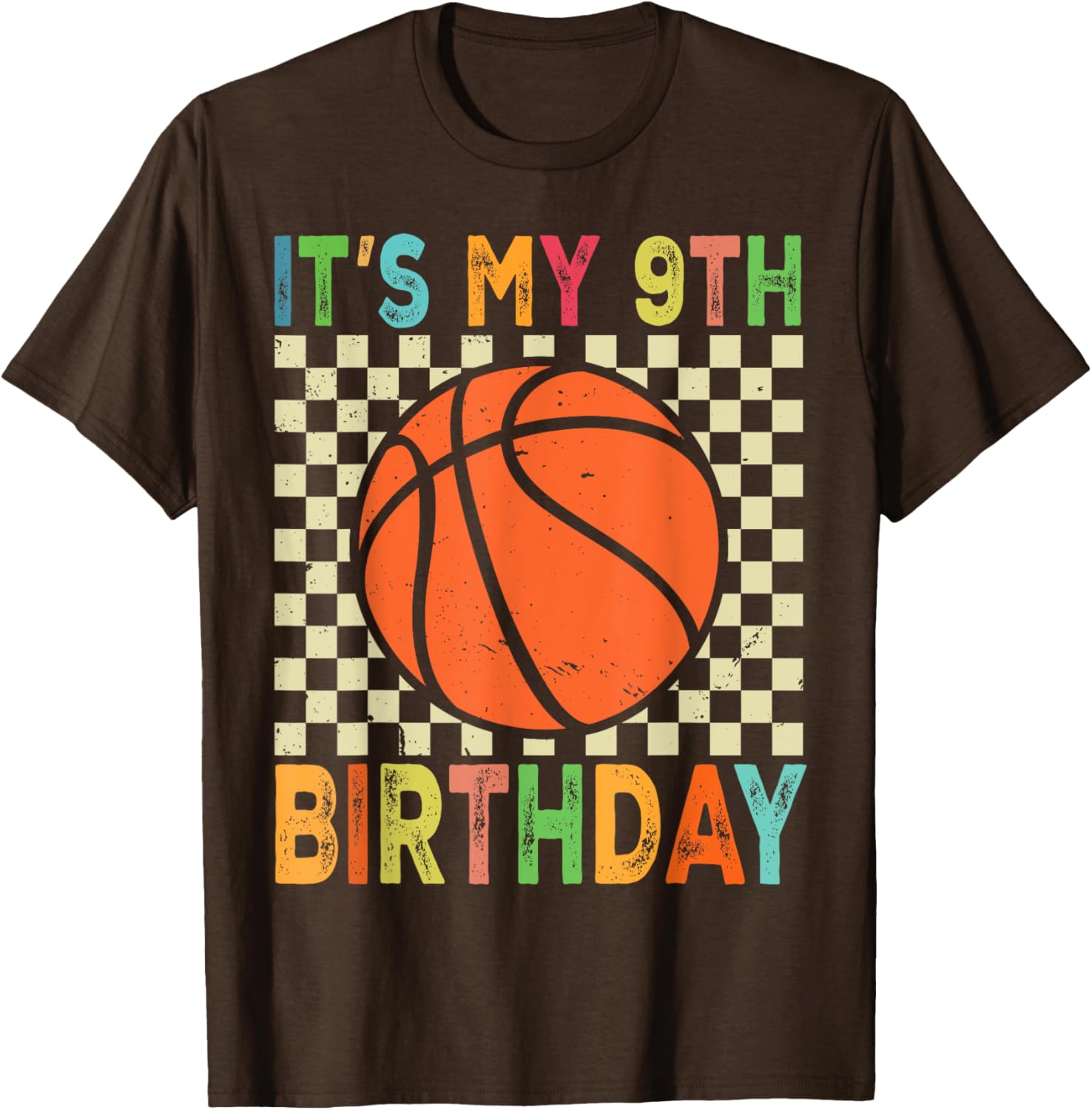 Cool 9th Birthday Basketball T-Shirt for 9 Year Old Players and Fans - 4