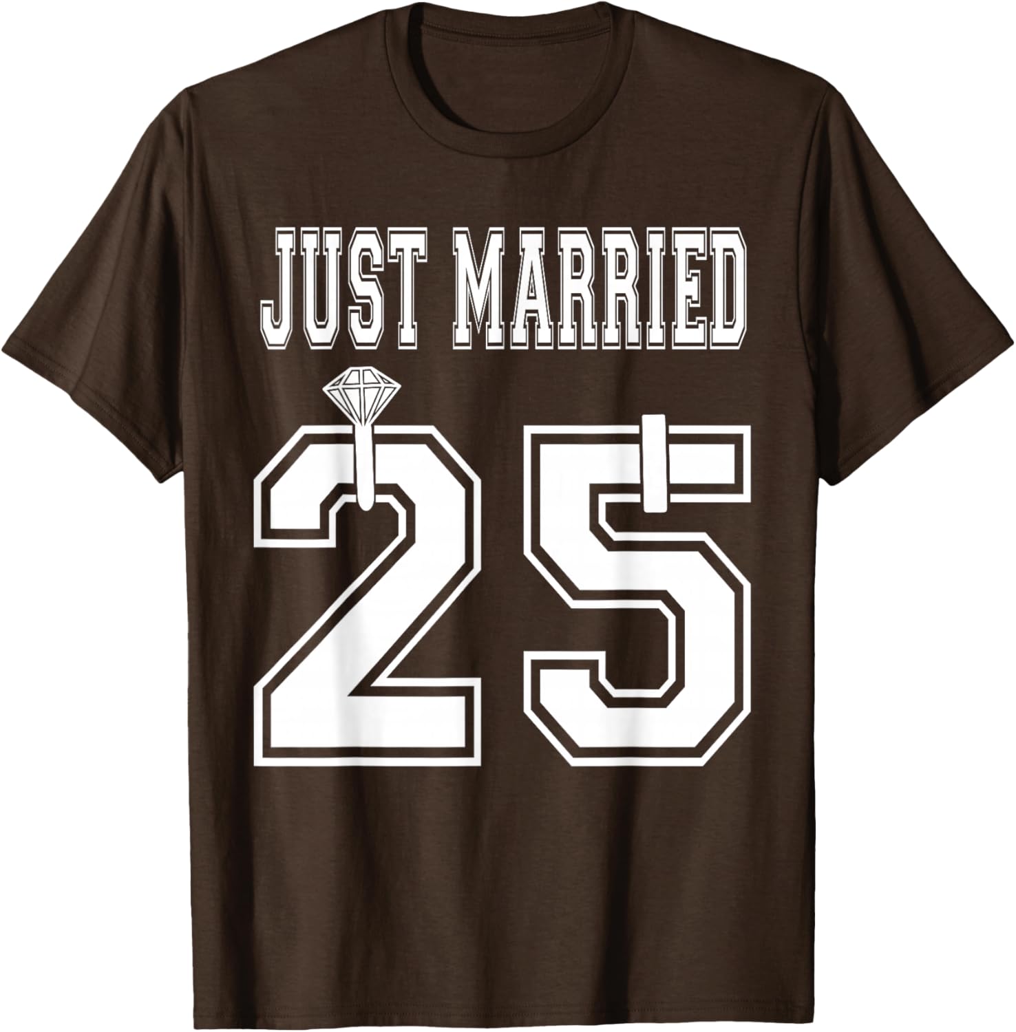 Just Married Couple Matching Honeymoon T-Shirts for Wife and Husband - 2
