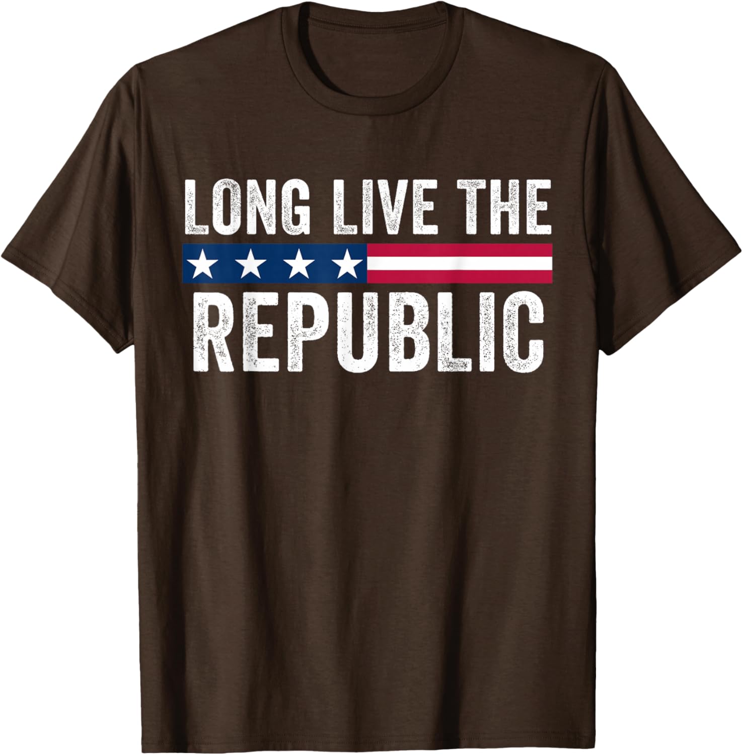 Long Live the Republic American Flag T-Shirt for Patriotic Style - 5