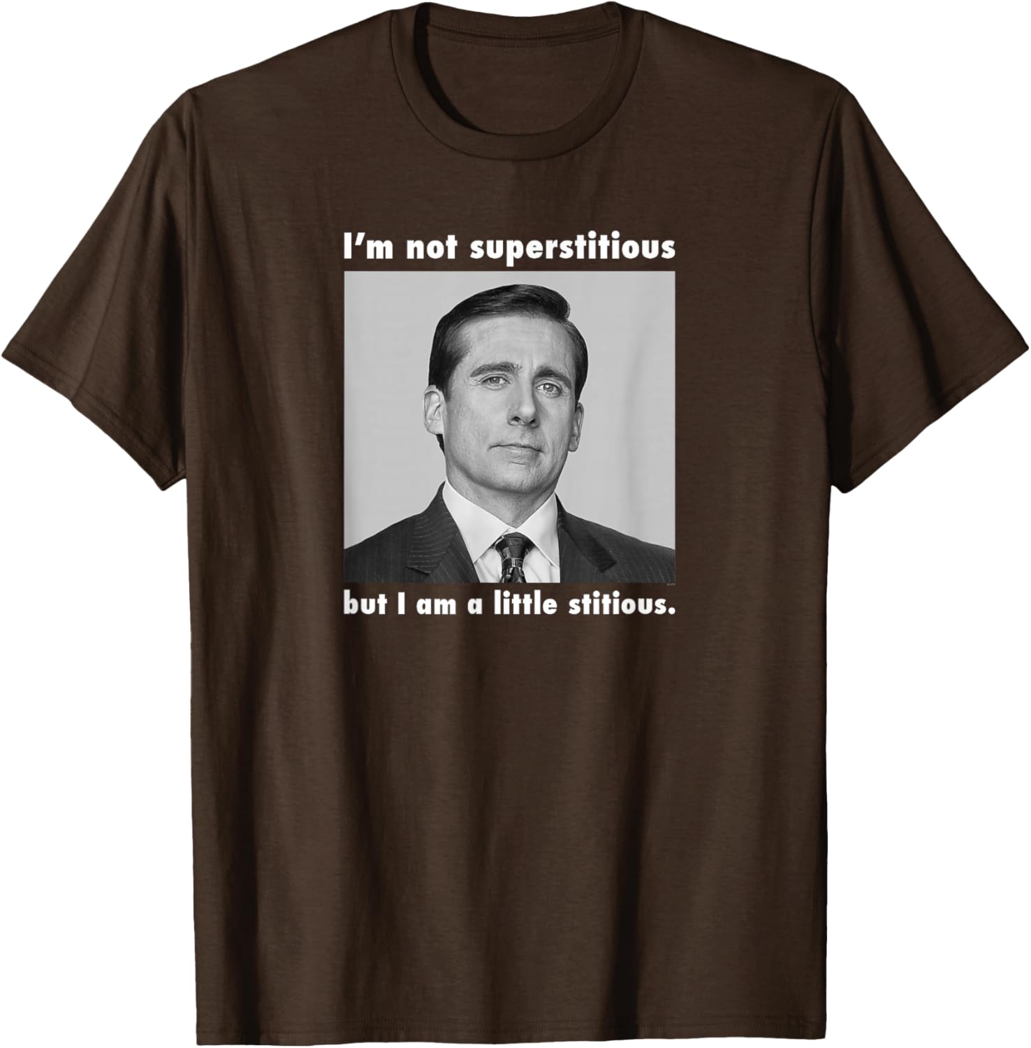 Funny Not Superstitious T-Shirt for Office Wear - Unique Graphic Tee - 7