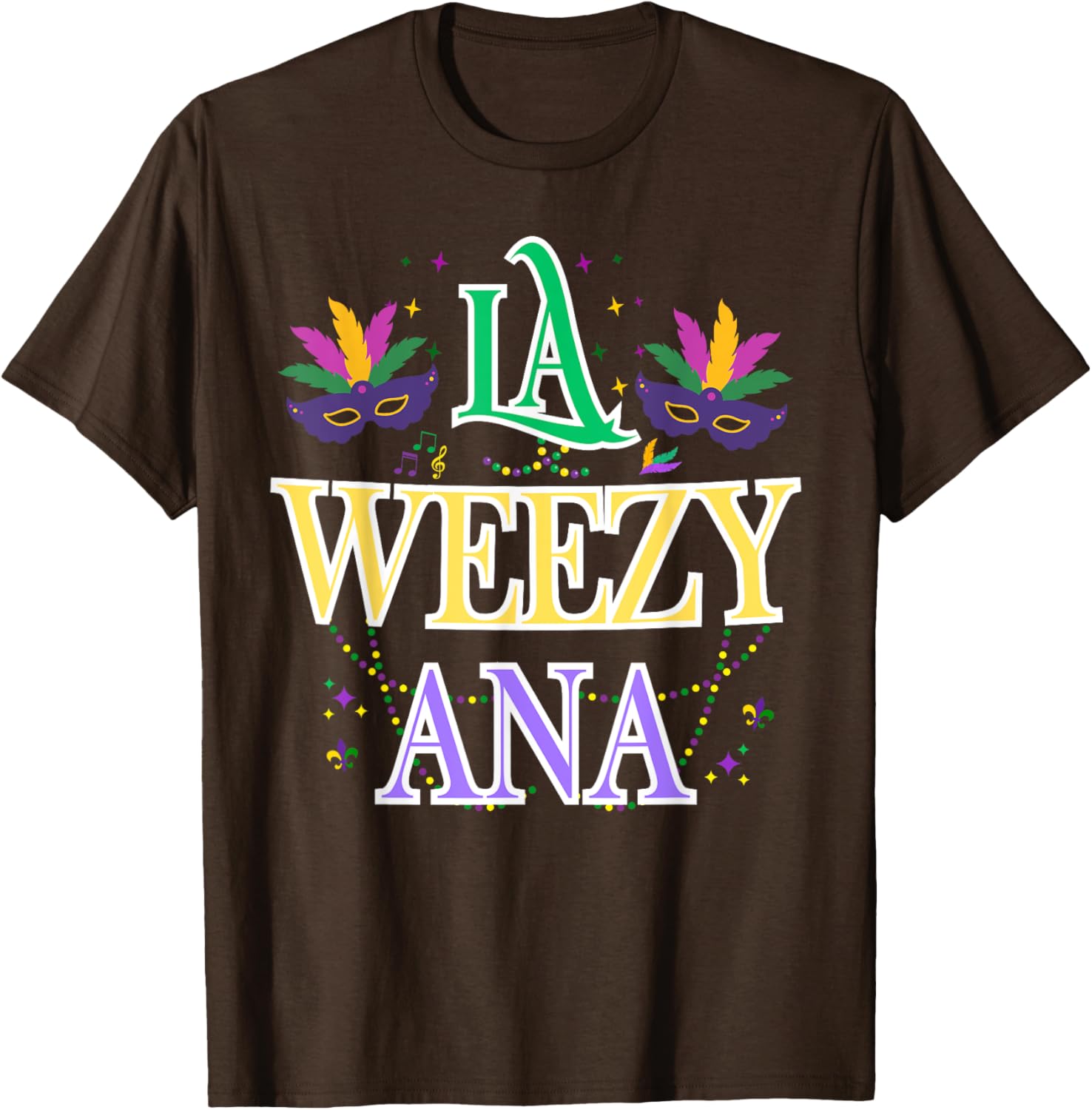 La Weezy Ana Mardi Gras T-Shirt for Men and Women - Celebrate New Orleans Style - 3