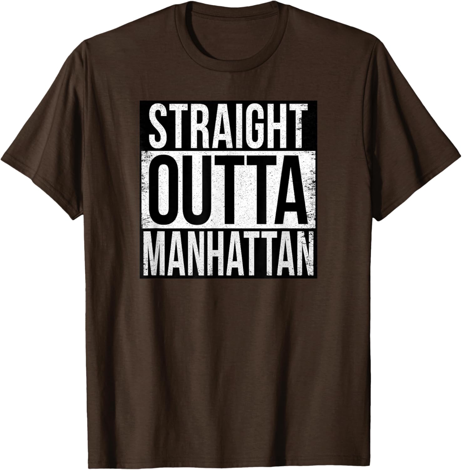 Straight Outta Manhattan T-Shirt for Fun Fashion and City Vibes - 16