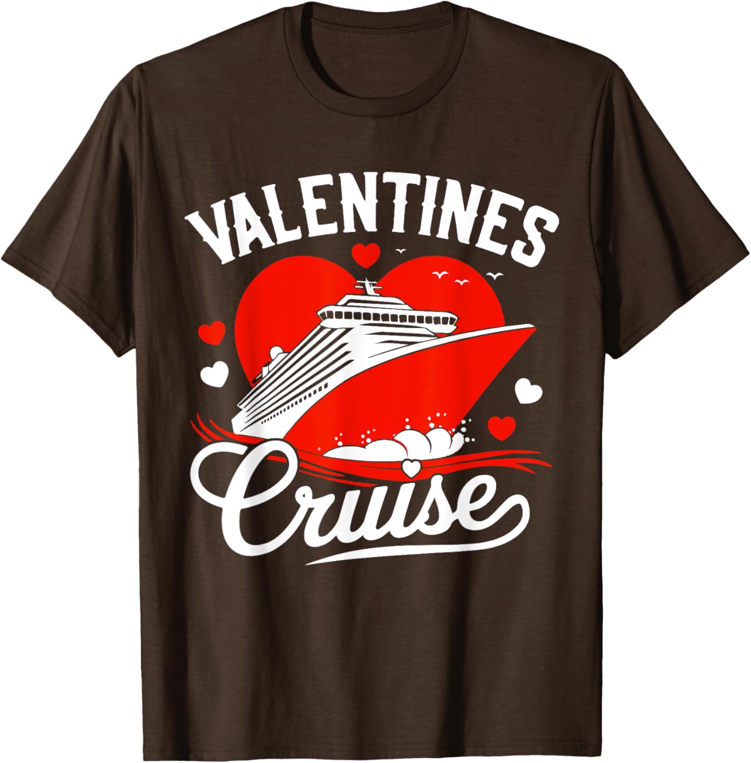 Valentine's Day Cruise Matching Couple T-Shirts for Sweet Vacation Fun - 23