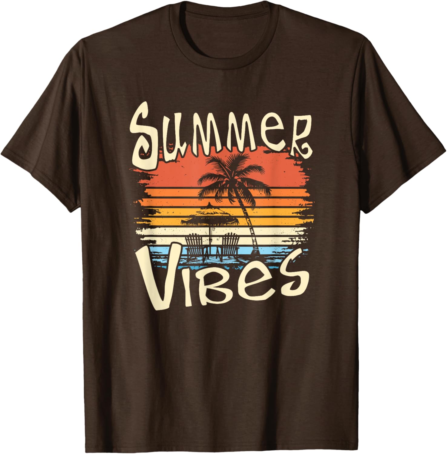 Summer Vibes Retro Palm Tree T-Shirt for Fun and Stylish Days - 3