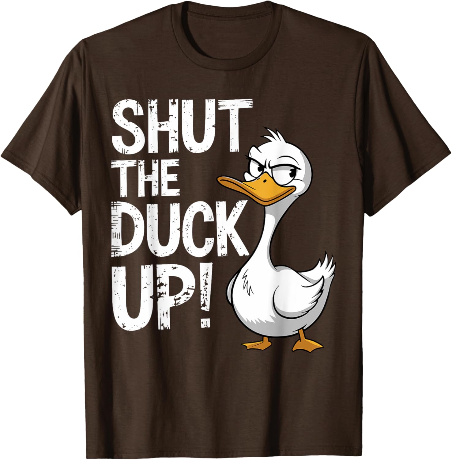 Funny Shut The Duck Up Pun T-Shirt for Duck Lovers and Humor Fans - 14