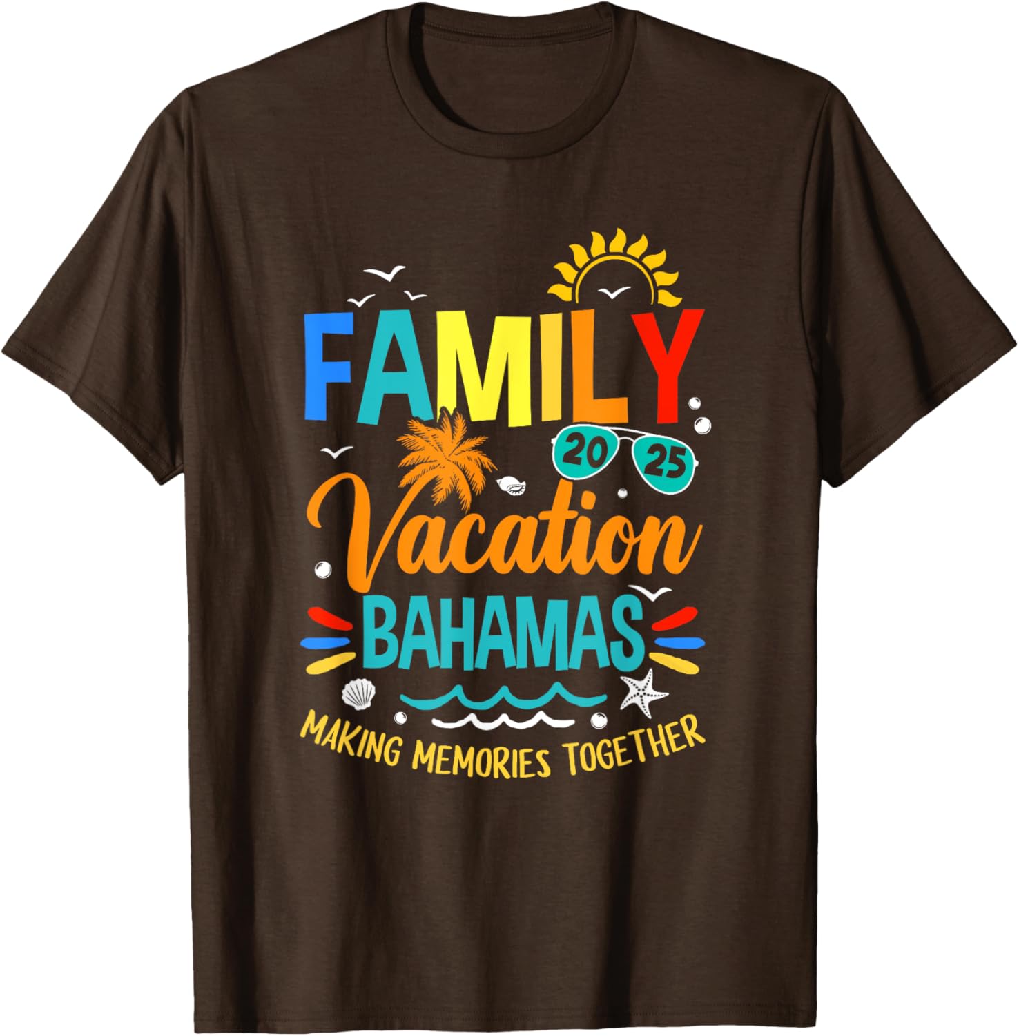 Family Vacation 2025 Bahamas T-Shirt for Making Memories Together - 20