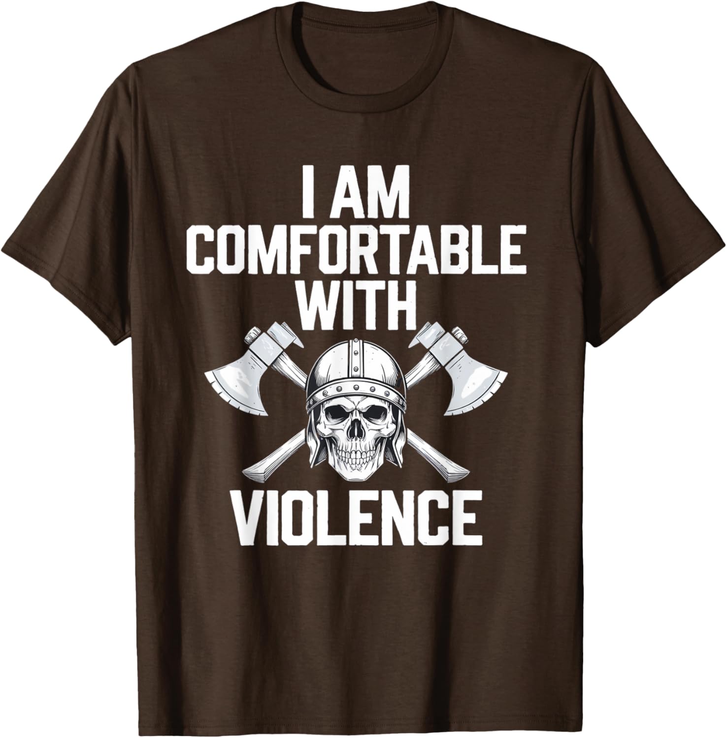 Warrior Spirit Viking Skull T-Shirt for Battle Enthusiasts and Fans - 19