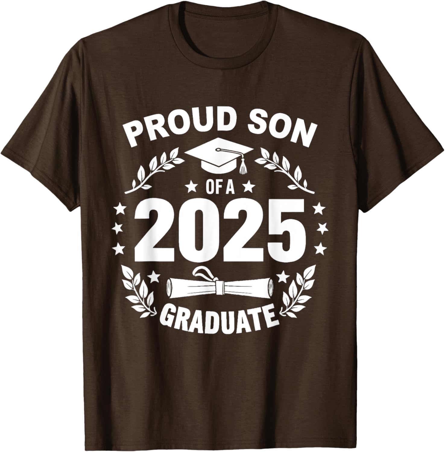 Proud Son of a 2025 Graduate T-Shirt for Class of 2025 Celebration - 9