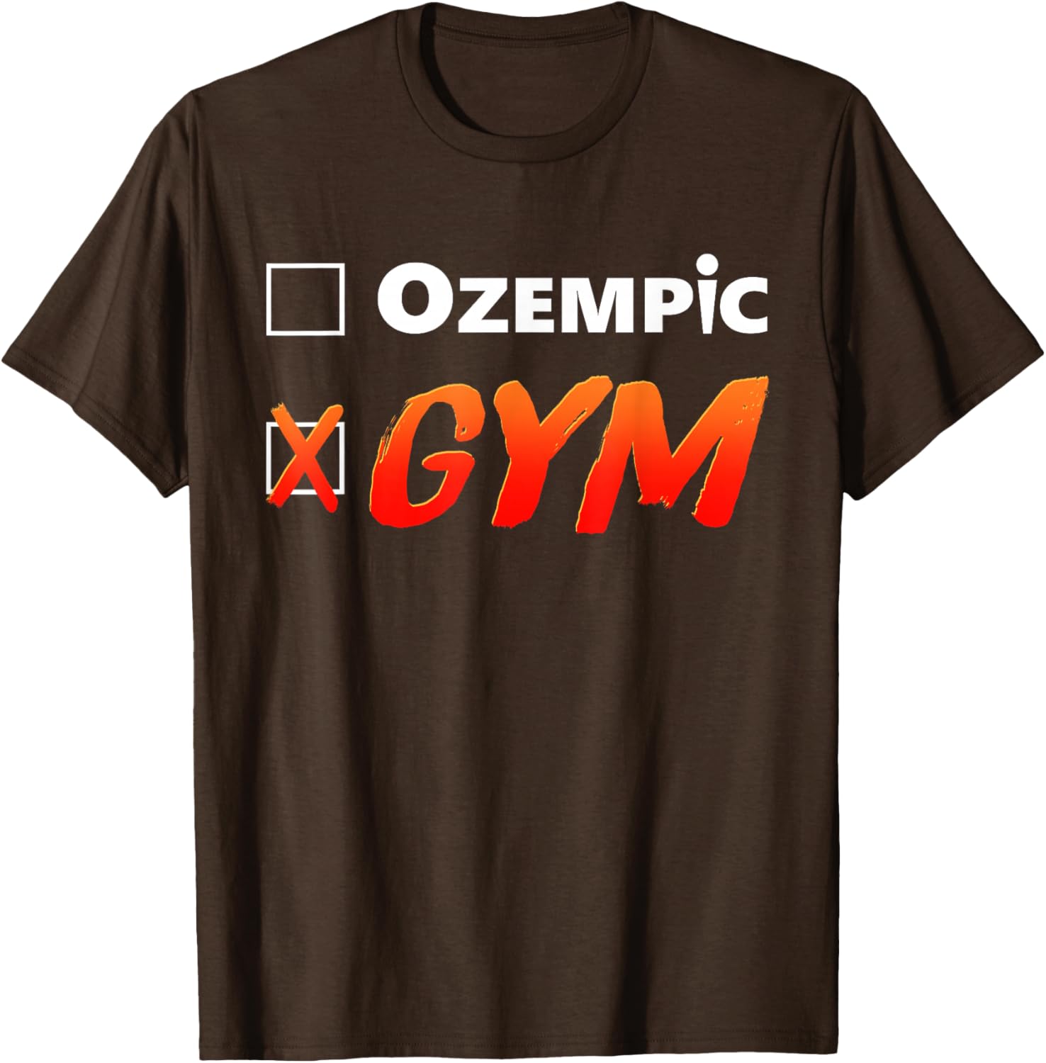 Funny Ozempic Gym T-Shirt for Fitness Lovers - Unique Design Apparel - 2