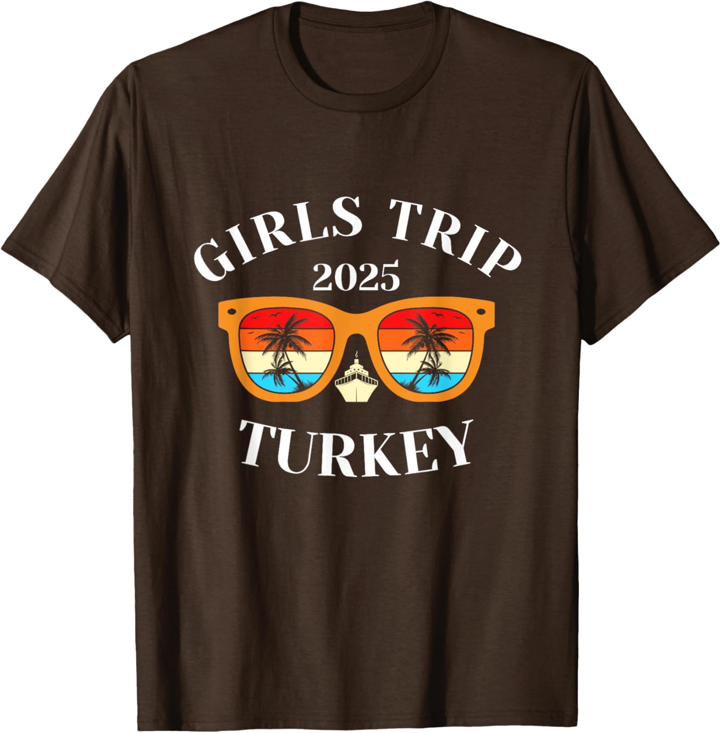 Girls Trip 2025 Turkey Vacation T-Shirt for Fun Travel Adventures - 10