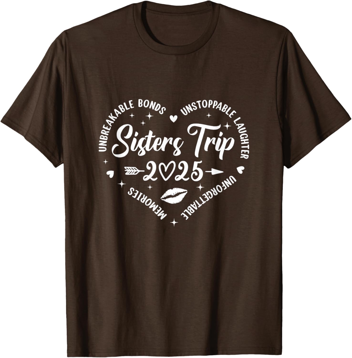 Sisters Trip 2025 Retro T-Shirt for Friends Vacation Memories - 16
