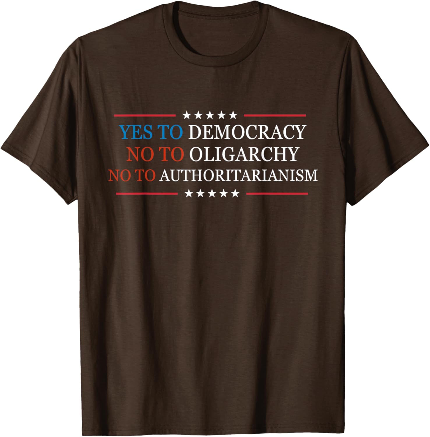 Yes To Democracy No To Oligarchy Bernie Sanders Quote T-Shirt for Activists - 16