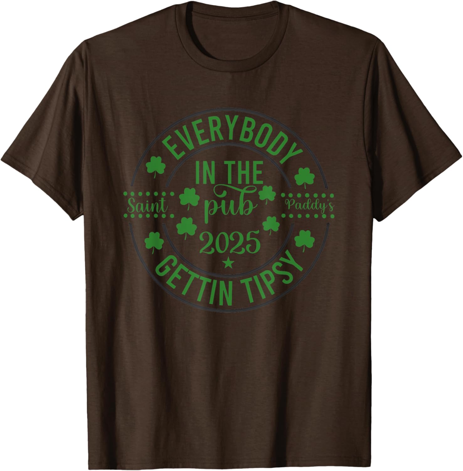 Everybody In The Pub 2025 Saint Vaddy's Gettin Tipsy T-Shirt for Fun Gatherings - 8