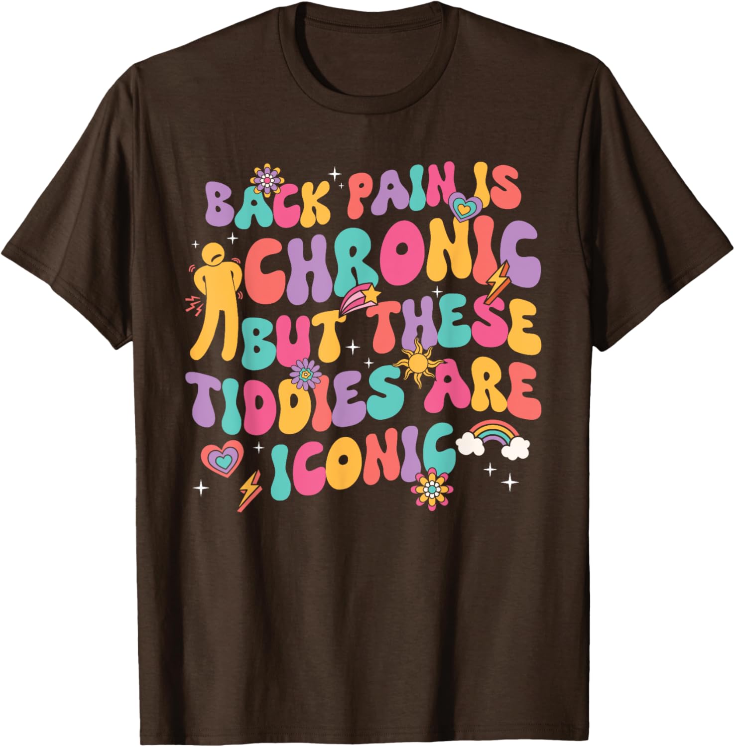 Chronic Back Pain T-Shirt with Iconic Design for Comfort and Style - 6