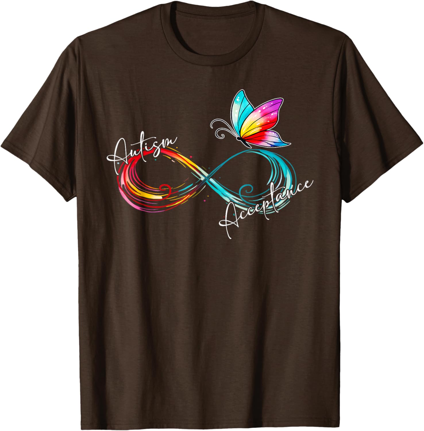 Red Autism Infinity Symbol T-Shirt for Women - Embrace Acceptance and Style - 5