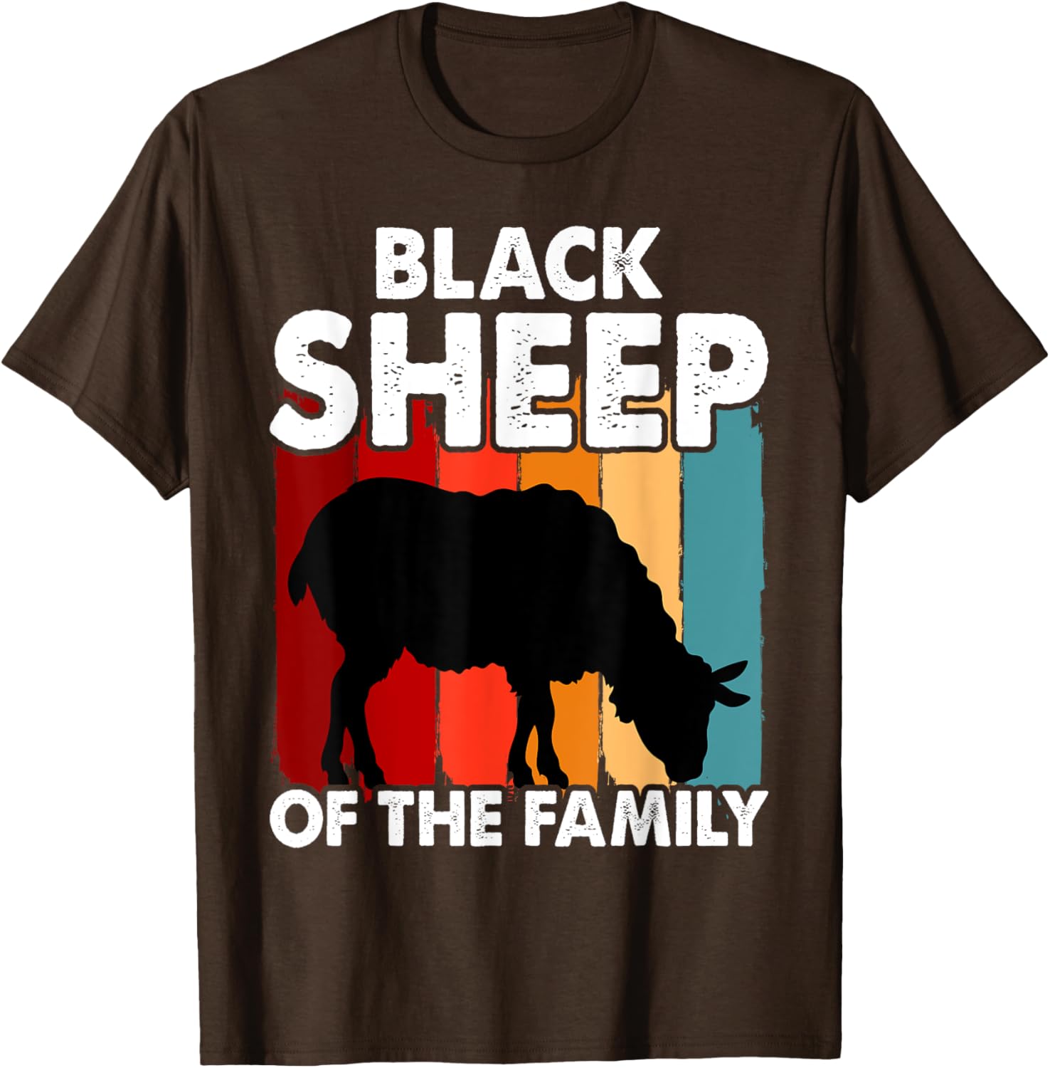 Funny Black Sheep of the Family T-Shirt for Trendy Casual Wear - 8