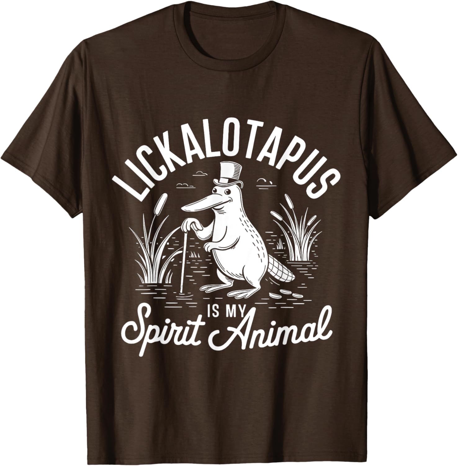 Funny Lickalotapus Lover T-Shirt - My Spirit Animal Apparel - 9