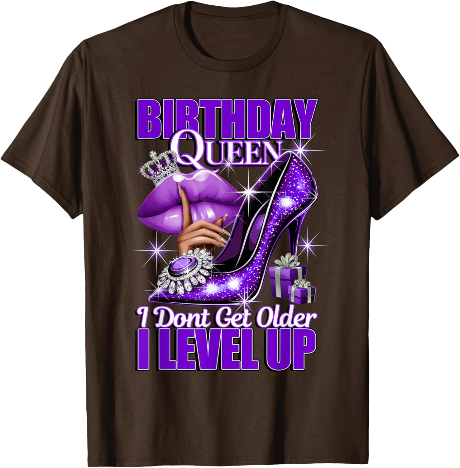 Birthday Queen T-Shirt I Don't Get Older I Level Up Women's Tee - 6