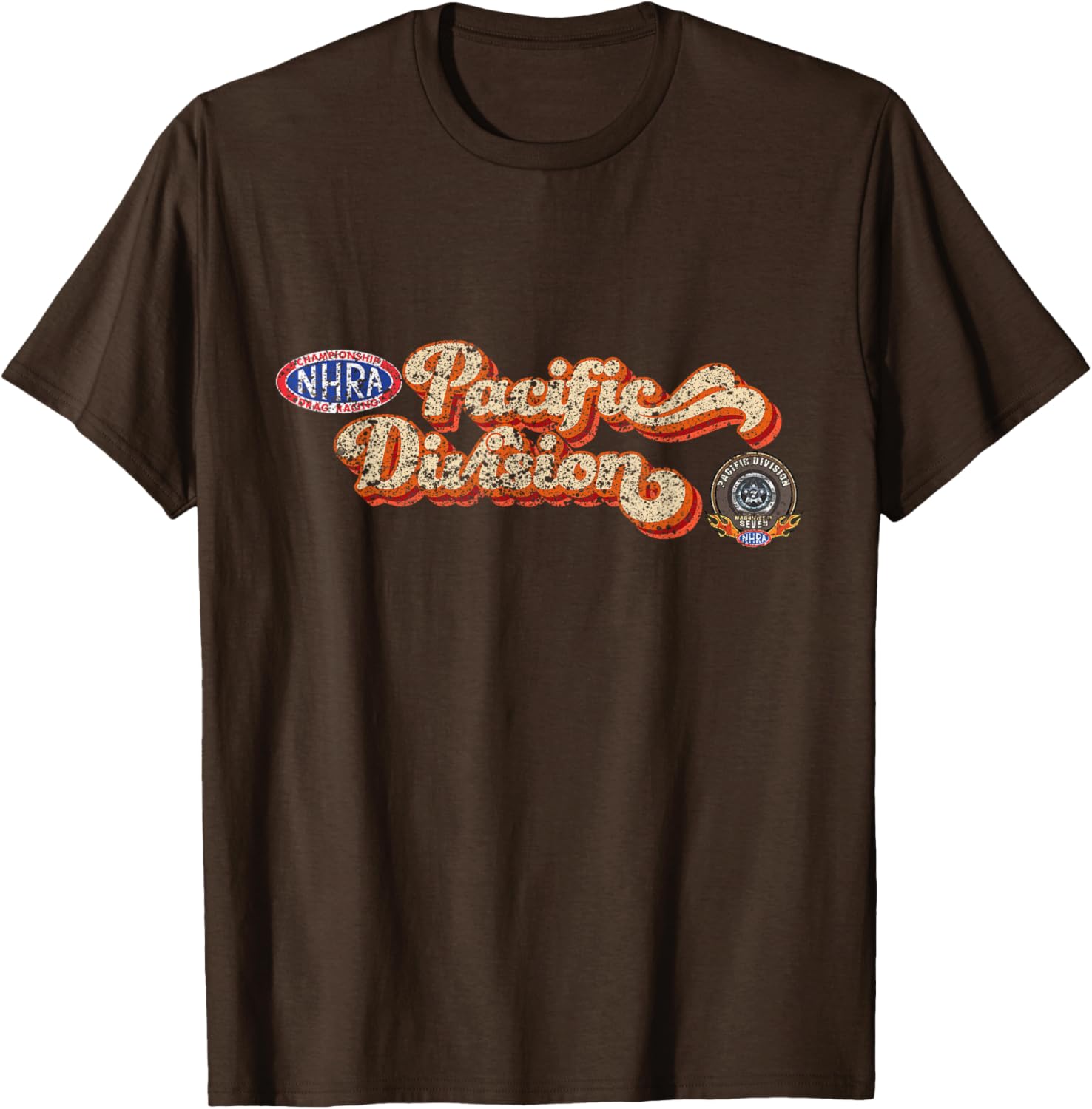 NHRA Pacific Division Vintage T-Shirt for Racing Enthusiasts and Fans - 23