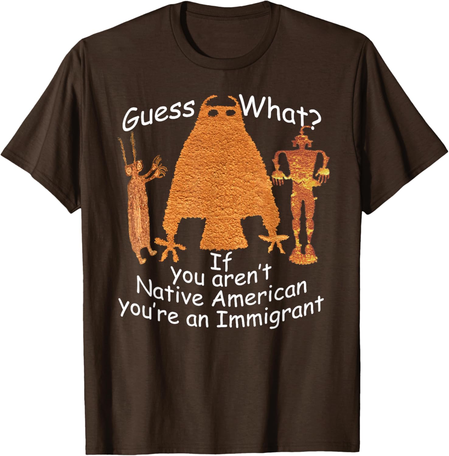 Native American Heritage Immigrant Petroglyph T-Shirt for Everyone - 18