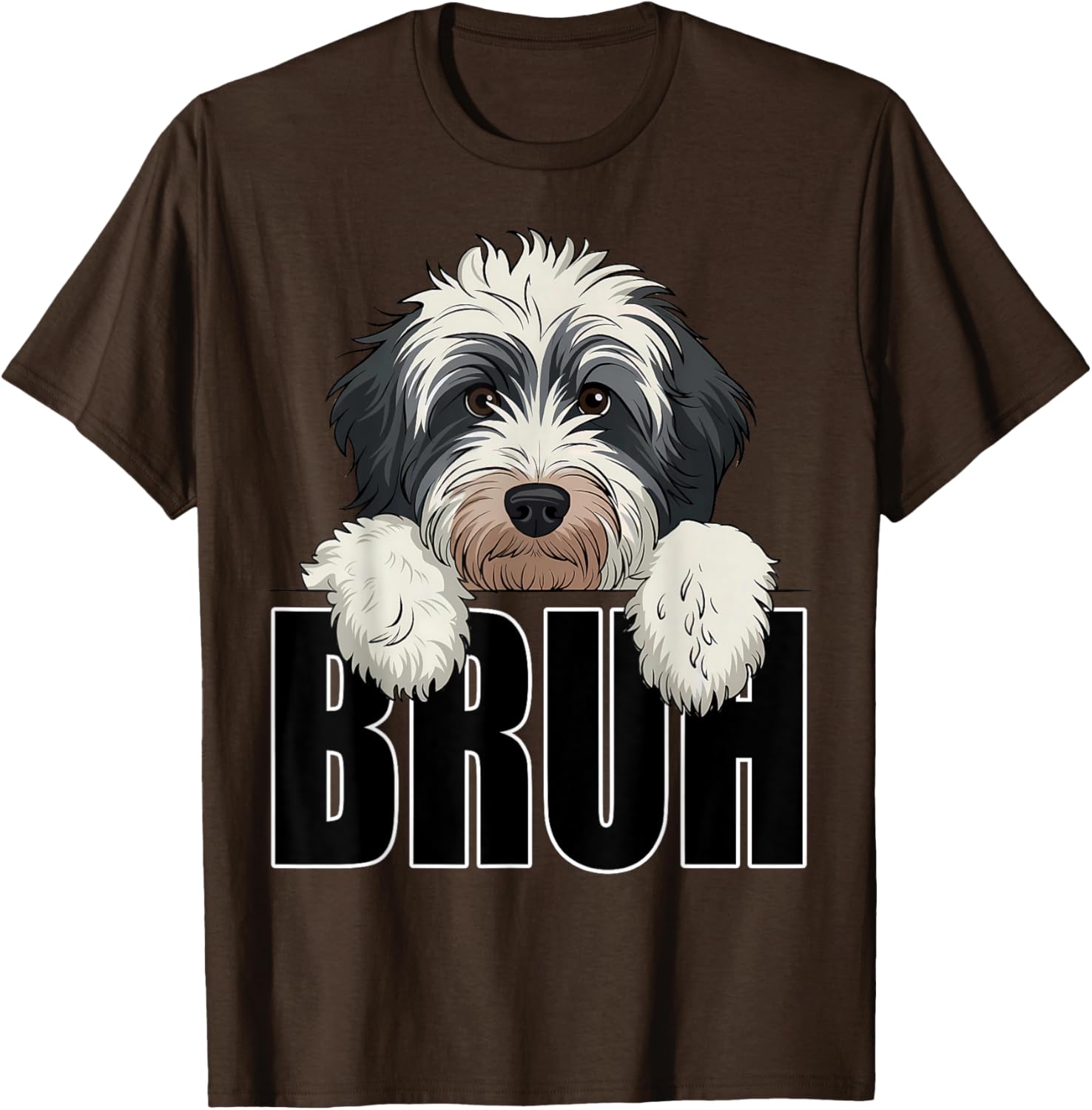 Funny Bruh Bernedoodle T-Shirt for Dog Lovers - Perfect for Boys and Kids - 19