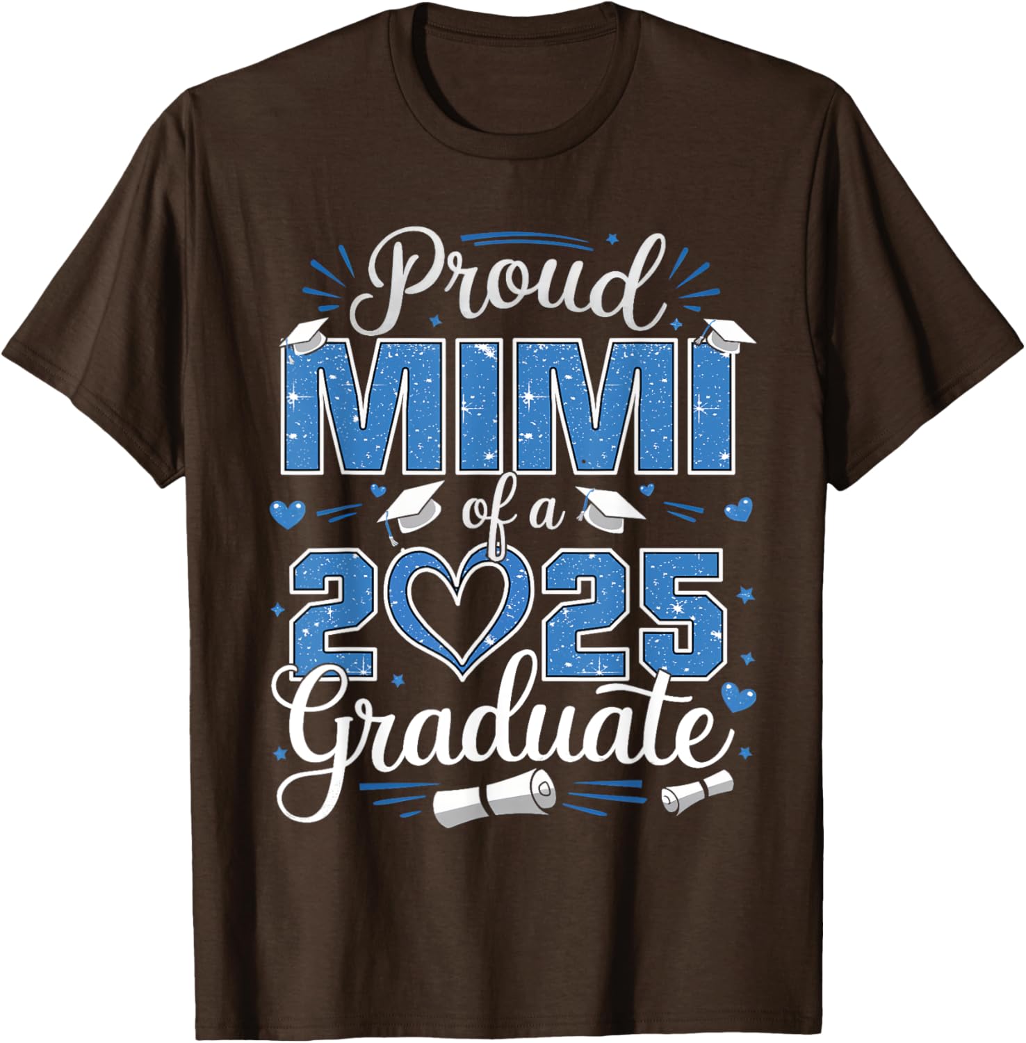 Proud Mimi of a Class of 2025 Graduate T-Shirt for Senior Celebrations - 4
