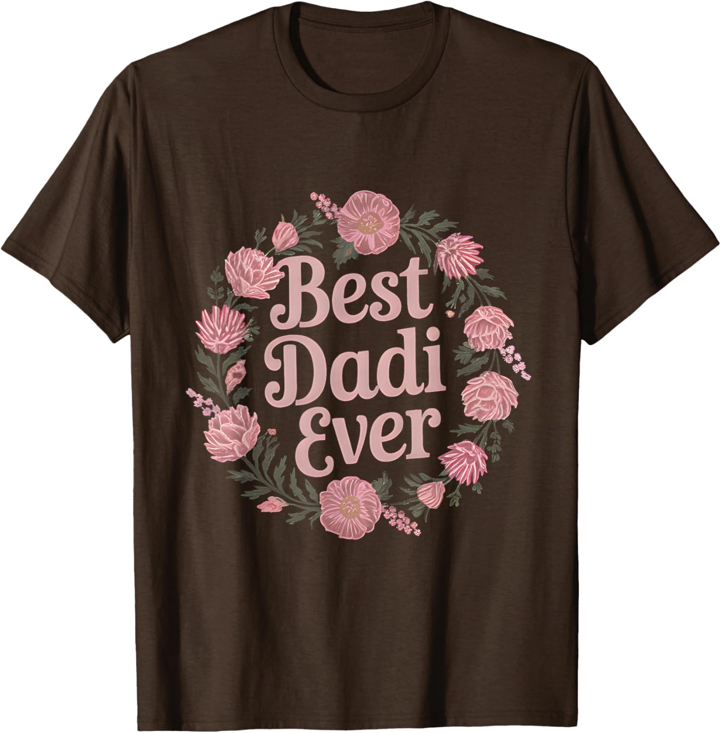 Best Dadi Ever Floral T-Shirt for Indian Grandmas - Perfect Mother's Day Gift - 7