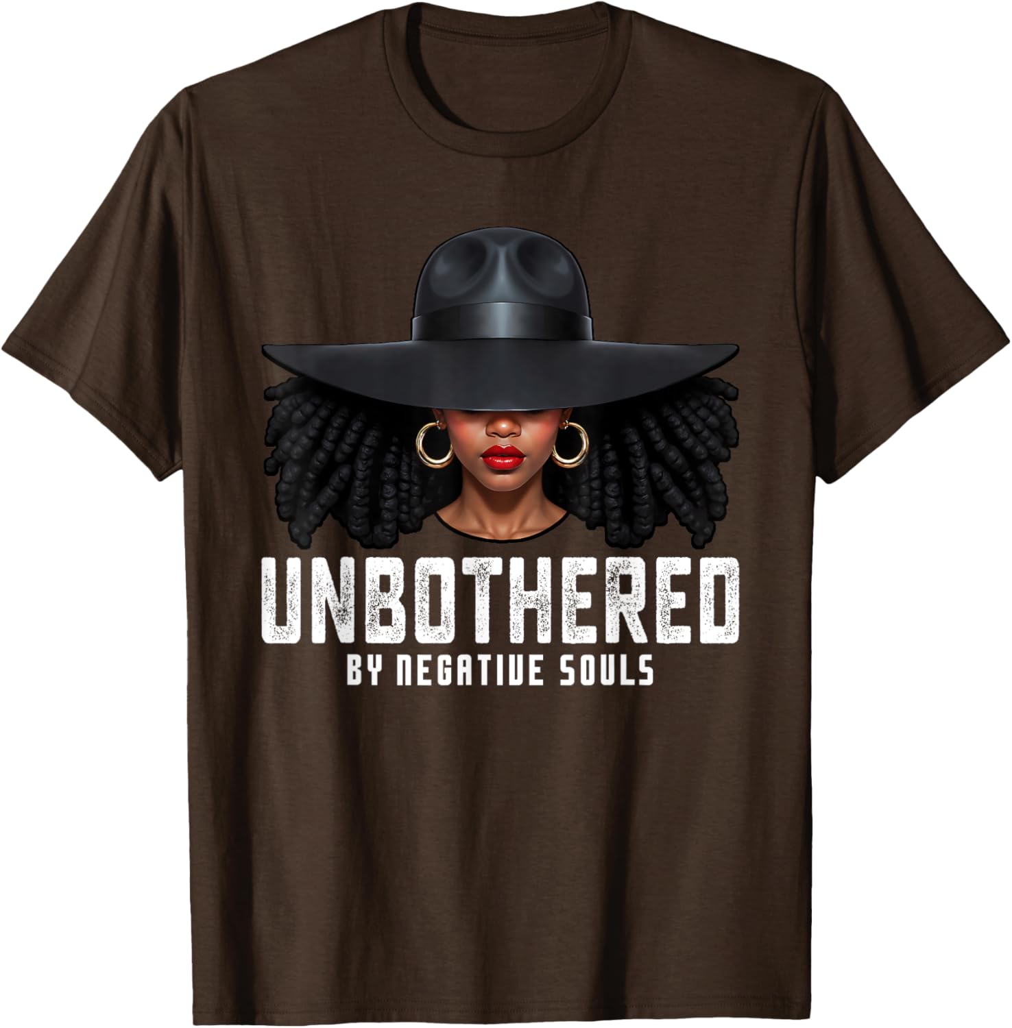 Unbothered Sassy Black Queen T-Shirt for African American Women and Girls - 27