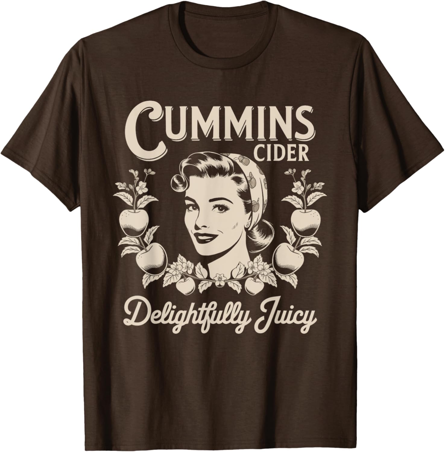 Delightful Juicy Cummins Cider Vintage Humor T-Shirt for Fun Lovers - 6