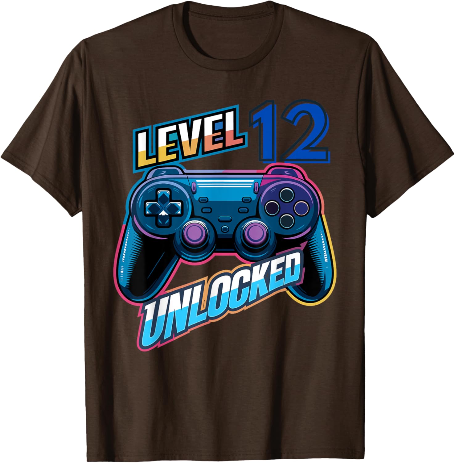 Funny Level 12 Unlocked Gamer T-Shirt for Kids 12th Birthday Gift - 11