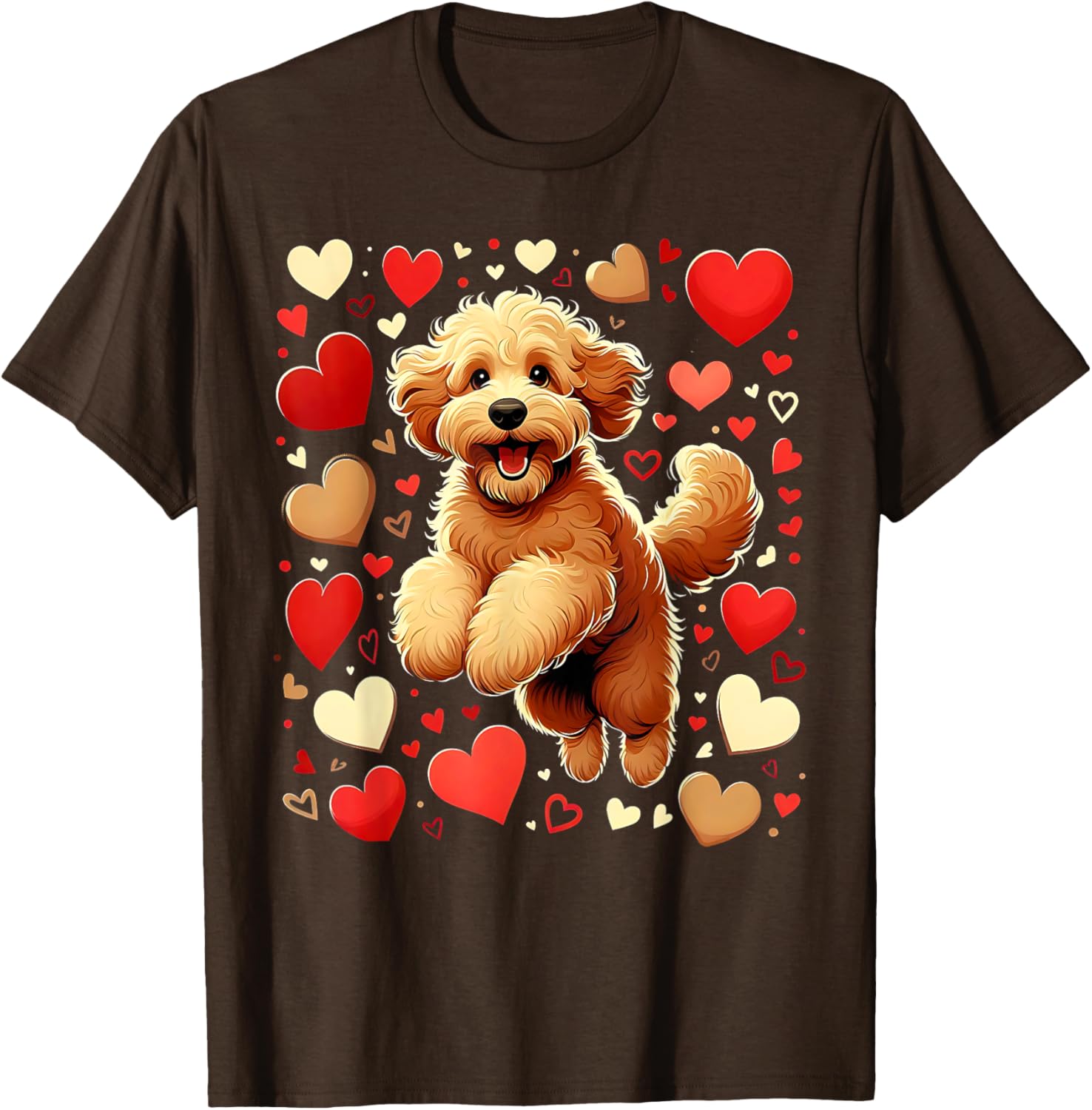 My Goldendoodle Is My Valentine Heartfelt Love T-Shirt for Dog Lovers - 6