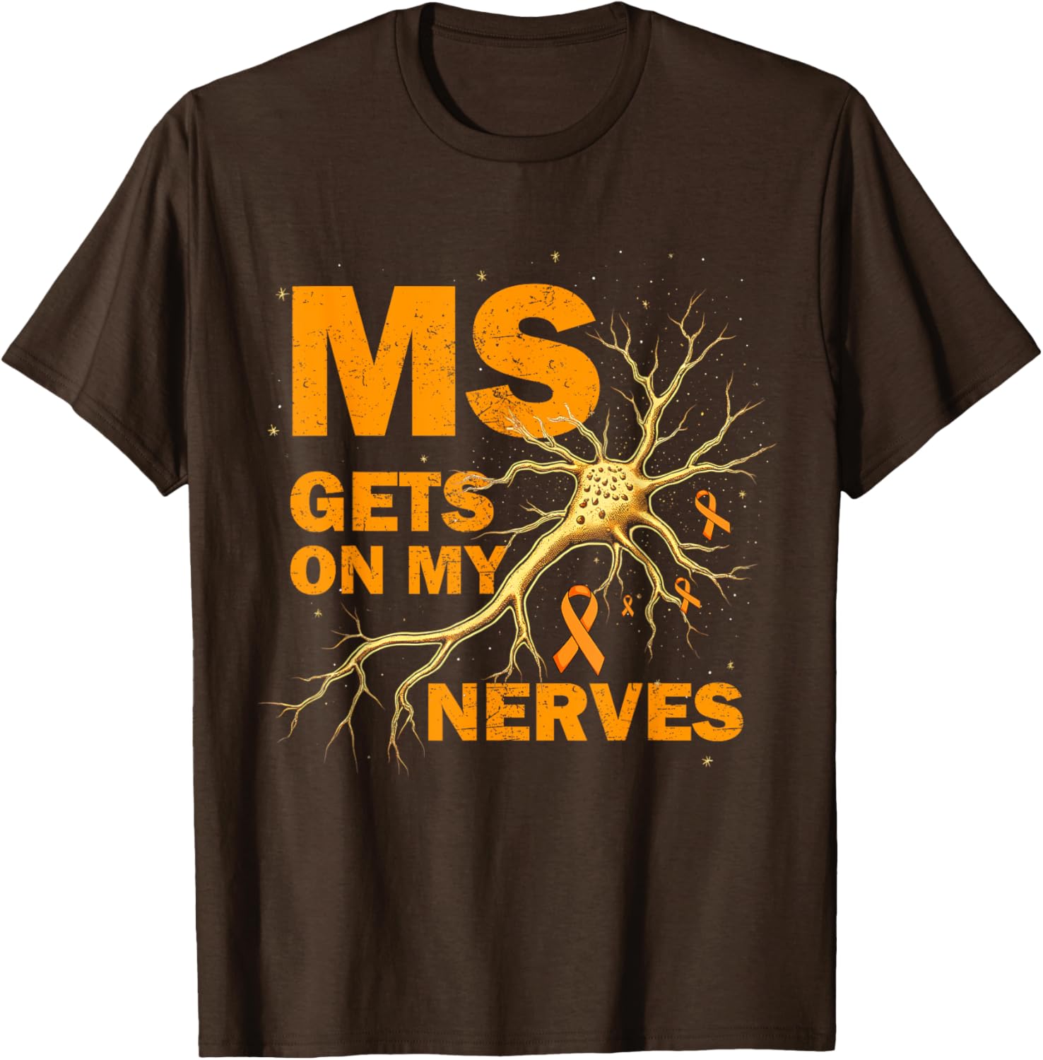 MS Awareness T-Shirt for Multiple Sclerosis Support - Cute & Comfy Design - 6