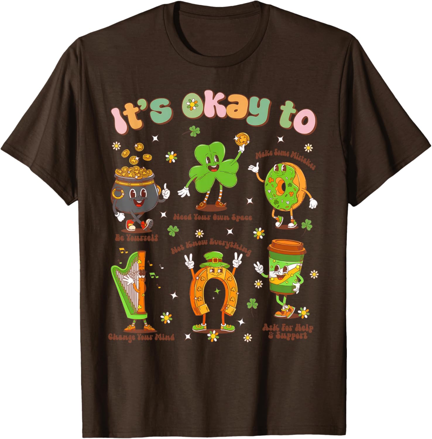 St Patrick's Day School Counselor Shamrock T-Shirt for Festive Fun - 21
