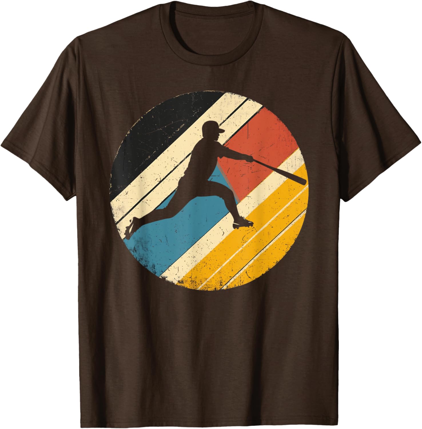 Retro Vintage Baseball Player T-Shirt for Men, Women, and Kids - 7