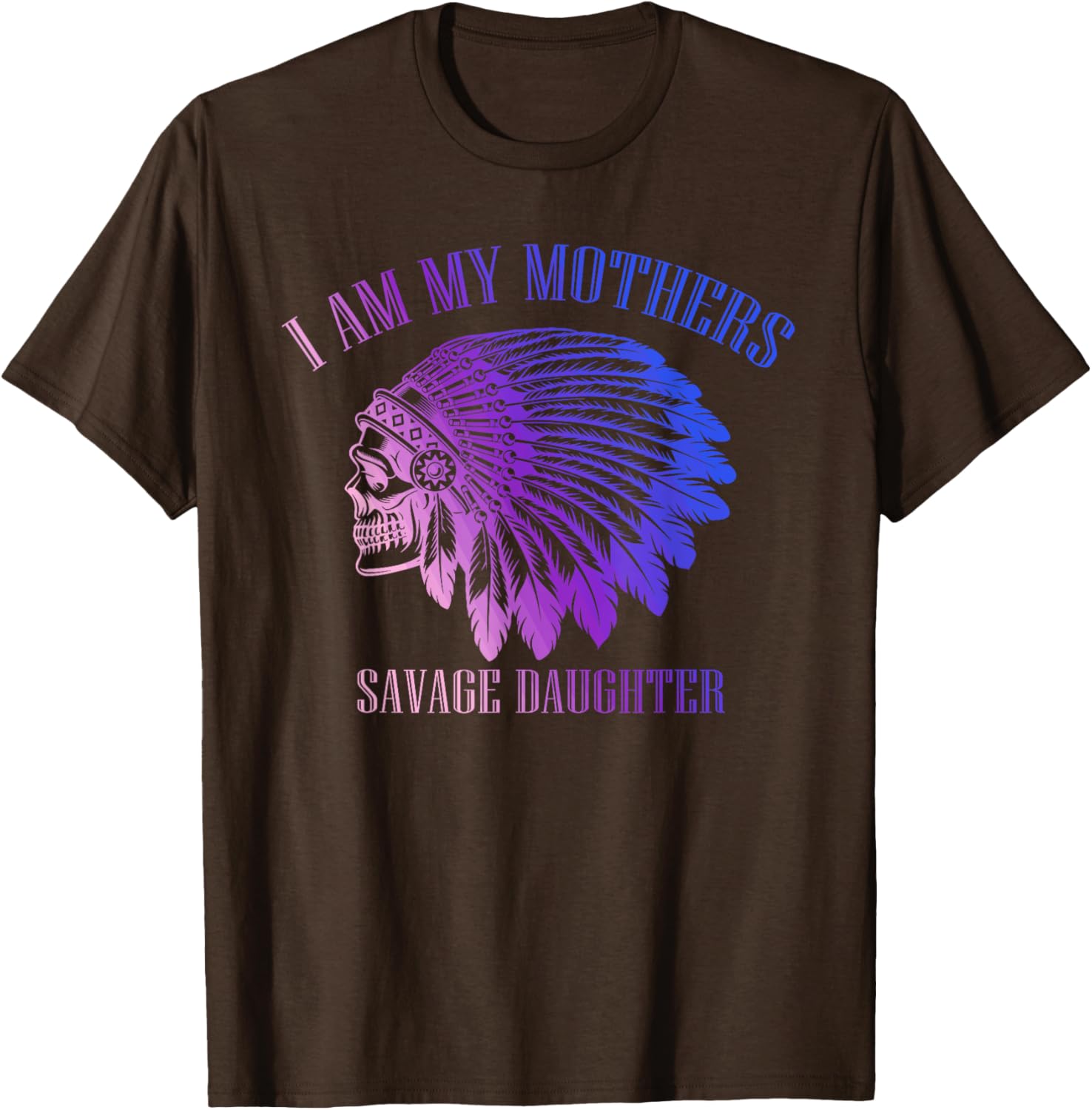 Savage Daughter Apache Skull T-Shirt for Bold Mother-Daughter Style - 13