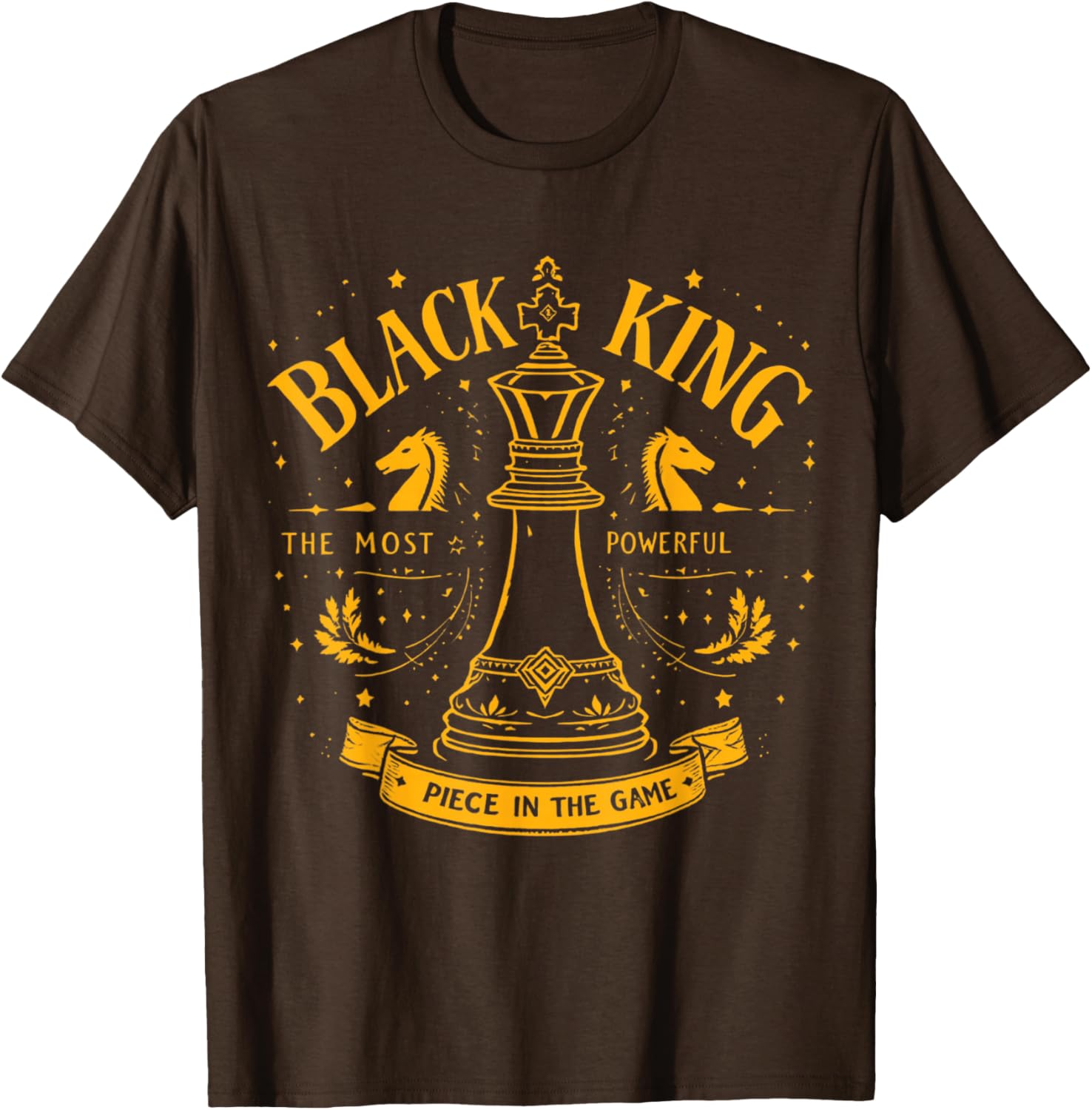 Black King T-Shirt - The Ultimate Chess Piece Apparel for Gamers - 5