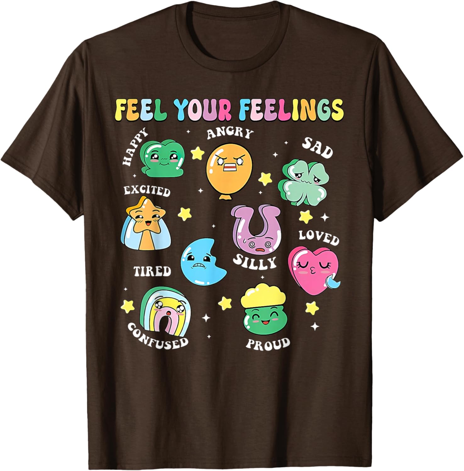 St Patricks Day Feels Your Feelings Teacher T-Shirt for School Counselors - 4