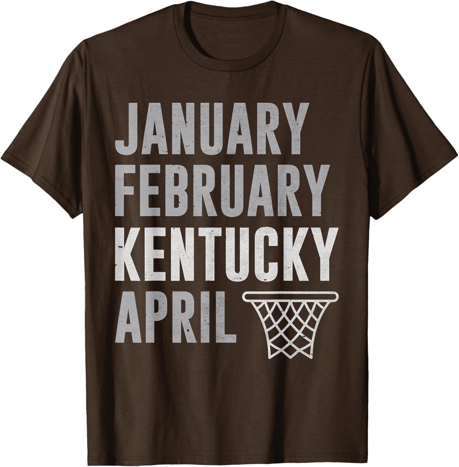 Funny Basketball T-Shirt Celebrate January February Kentucky April Hoops - 5