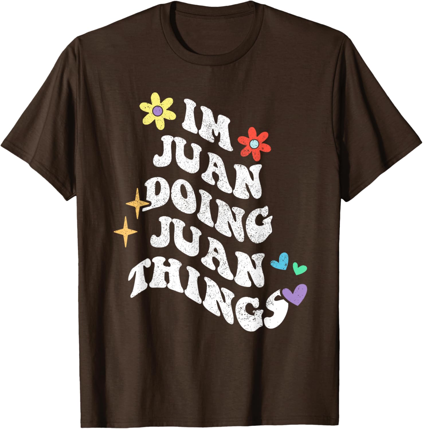 Funny Retro Groovy Im Juan Doing Juan Things T-Shirt for Mother's Day - 4