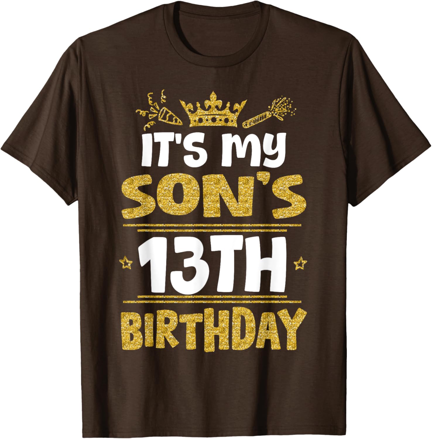 Happy 13th Birthday Son T-Shirt for Boys - Fun 13 Years Old Gift - 3