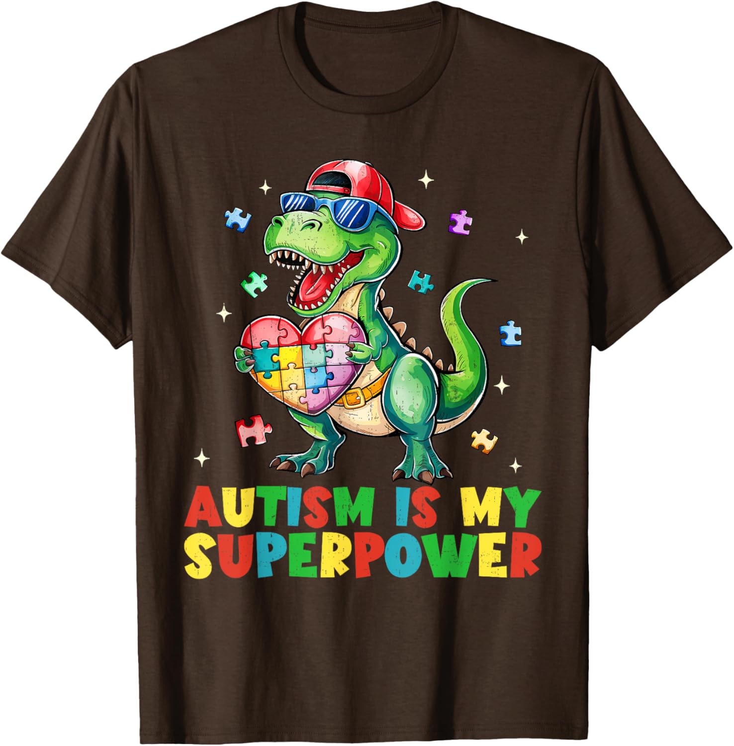 Funny Autism Awareness T-Shirt for Boys - Autism Is My Superpower - 5