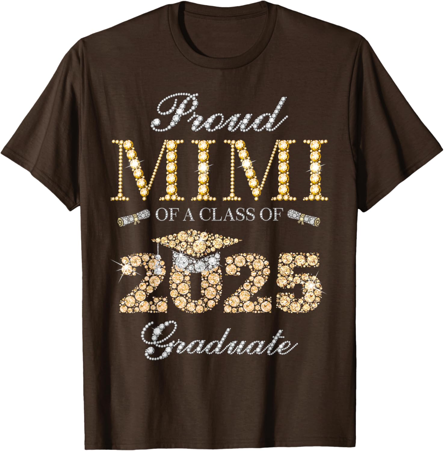 Proud Mimi of a Class of 2025 Graduate T-Shirt for Celebrating Achievements - 2