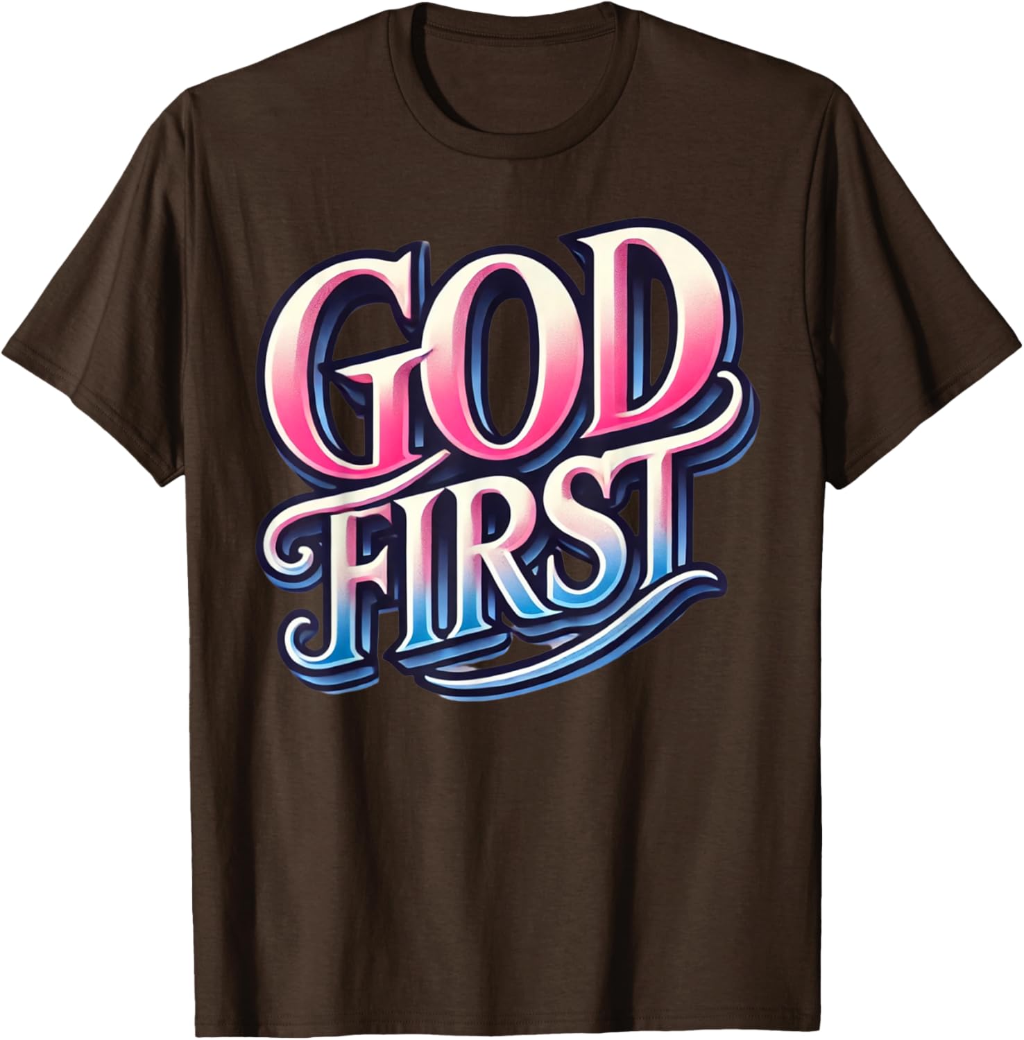 Funny Religious Family T-Shirt Unisex Modern Classic Fit Black Small - 10