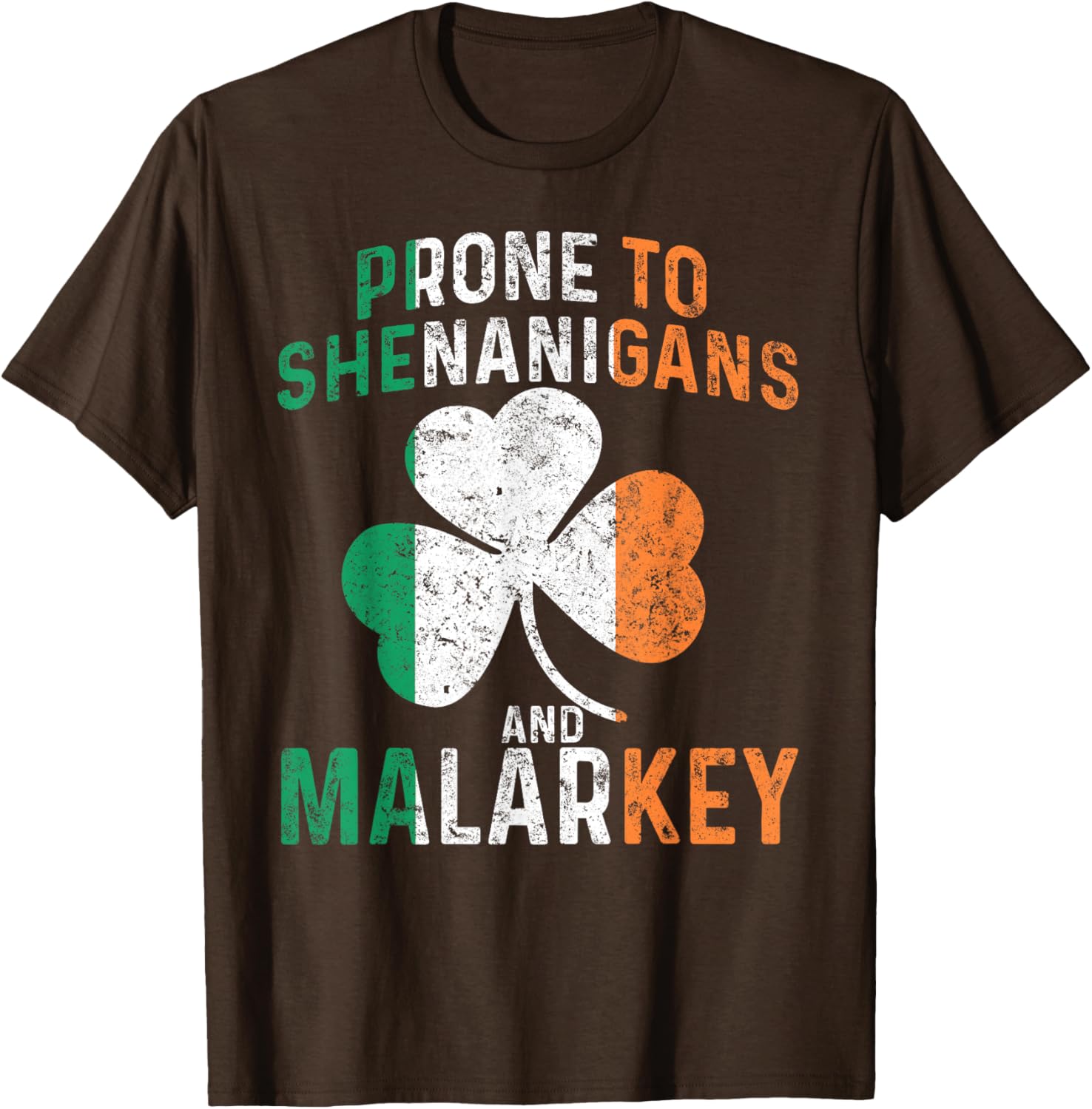 Funny St Patricks Day Boys T-Shirt Prone To Shenanigans And Malarkey - 22