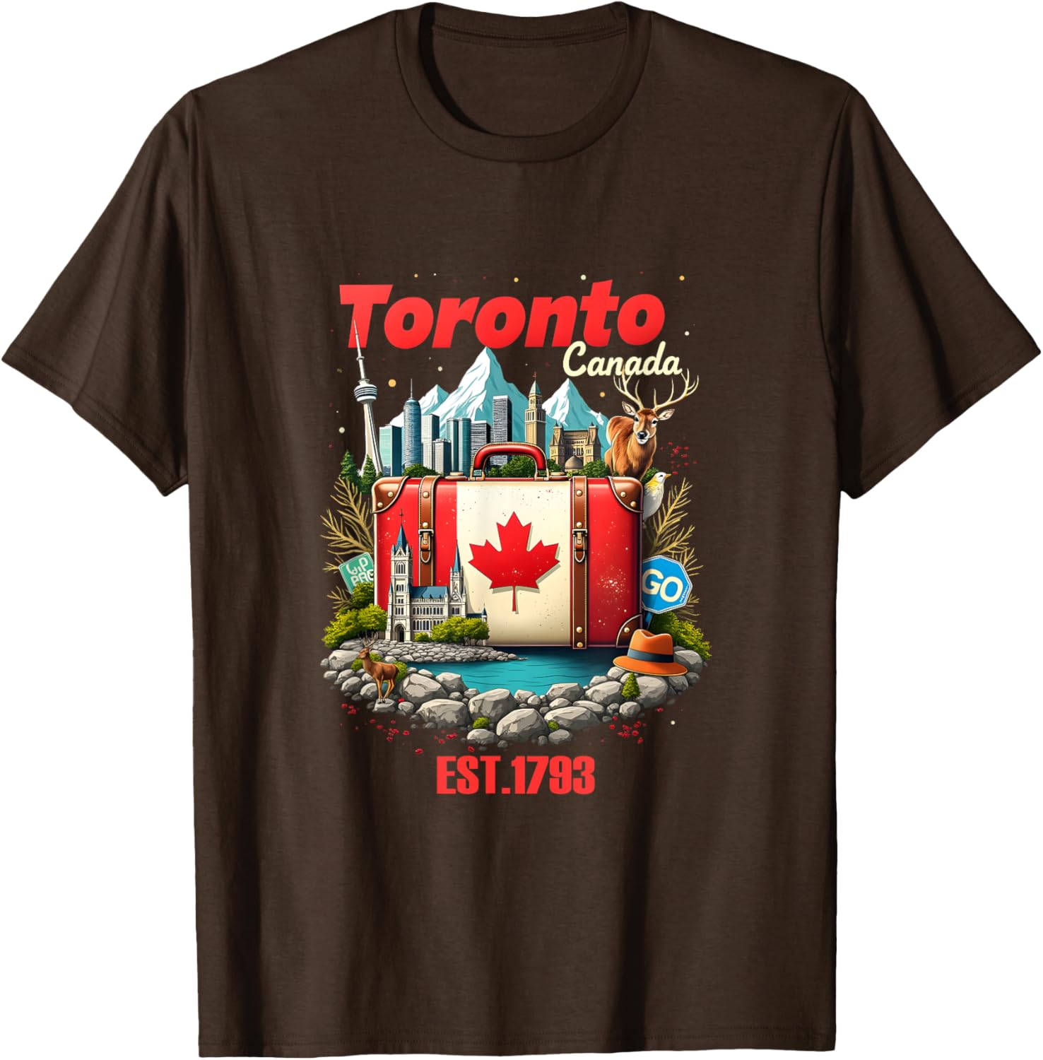 Toronto Skyline Family Vacation T-Shirt for Unforgettable Trips - 13