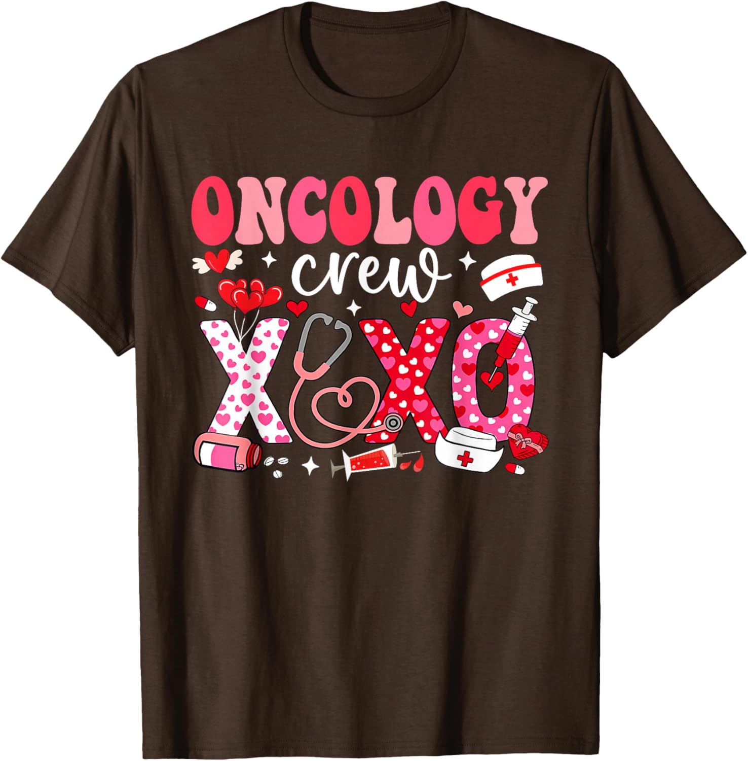 Oncology Nurse Valentines Day T-Shirt for Caring Healthcare Heroes - 11